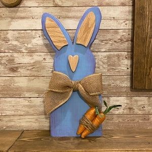 Wooden Bunny - can personalize